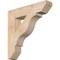 Ekena Millwork Funston Slat Smooth Bracket, Douglas Fir, 3 1/2"W x 18"D x 18"H BKT04X18X18FST06SDF - alternate 1
